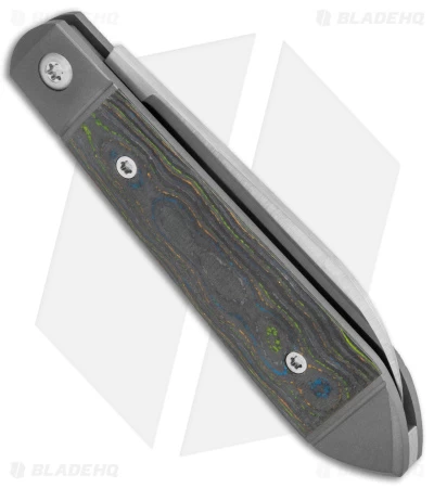 Jack Wolf Knives Low Drag Jack Slip Joint Knife Camo Carbon 80's (2.9" Satin) 5 Jack Wolf Knives Low Drag Jack Slip Joint Knife Camo Carbon 80's (2.9" Satin) - Image 3