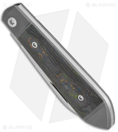 Jack Wolf Knives Low Drag Jack Slip Joint Knife Camo Carbon 80's (2.9" Satin) 4 Jack Wolf Knives Low Drag Jack Slip Joint Knife Camo Carbon 80's (2.9" Satin) - Image 2