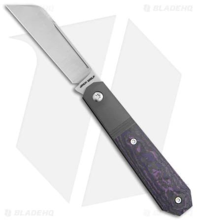 Jack Wolf Knives Midnight Jack Slip Joint Purple Haze Fat Carbon (2.91" Satin) 3 Jack Wolf Knives Midnight Jack Slip Joint Purple Haze Fat Carbon (2.91" Satin)