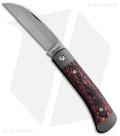 Jack Wolf Knives Venom Jack Slip Joint Knife Mars Valley Fat Carbon (3" Satin)