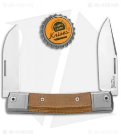 LionSteel BestMan 2-Bladed Traditional Knife Natural Micarta (2.88" Satin) -Knives Shop LionSteel BestMan 2 Bladed Tradition SJ Natural Micarta Satin BM13 CVN BHQ 94387 jr bottlecap