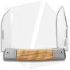 LionSteel BestMan 2-Bladed Traditional Slip Joint Knife Olive Wood (2.88" Satin) -Knives Shop LionSteel BestMan 2 Bladed Tradition SJ Olive Wood Satin BM13 UL BHQ 94382 jr