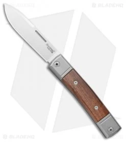LionSteel BestMan 2 Drop Point Traditional Slip Joint Knife Santos Wood