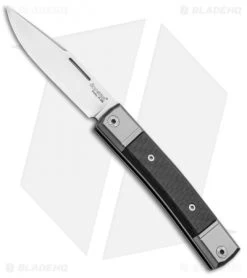 LionSteel BestMan Traditional Slip Joint Knife Carbon Fiber (2.88" Satin)