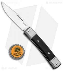 LionSteel BestMan Traditional Slip Joint Knife Ebony (2.88" Satin) 10 LionSteel BestMan Traditional Slip Joint Knife Ebony (2.88" Satin) -Knives Shop LionSteel BestMan Tradition SJ Ebony Satin BM1 EB BHQ 94377 jr bottlecap