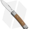 LionSteel BestMan Slip Joint Knife Natural Micarta (2.8" Satin) -Knives Shop LionSteel BestMan Tradition SJ Natural Micarta Satin BM1 CVN BHQ 94379 jr