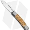 LionSteel BestMan Traditional Slip Joint Knife Olive Wood (2.88" Satin) -Knives Shop LionSteel BestMan Tradition SJ Olive Wood Satin BM1 UL BHQ 94383 jr