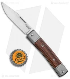 LionSteel BestMan Traditional Slip Joint Knife Santos Wood (2.88" Satin) -Knives Shop LionSteel BestMan Tradition SJ Santos Wood Satin BM1 ST BHQ 94376 jr bottlecap 2