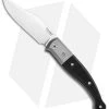 LionSteel Gitano Traditional Slip Joint Knife Black G-10/Ti (3.25" Satin)