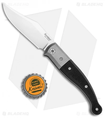 LionSteel Gitano Traditional Slip Joint Knife Black G-10/Ti (3.25" Satin) 6 LionSteel Gitano Traditional Slip Joint Knife Black G-10/Ti (3.25" Satin) - Image 4