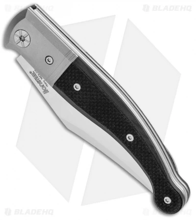 LionSteel Gitano Traditional Slip Joint Knife Black G-10/Ti (3.25" Satin) 4 LionSteel Gitano Traditional Slip Joint Knife Black G-10/Ti (3.25" Satin) - Image 2