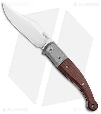 LionSteel Gitano Traditional Slip Joint Knife Santos Wood/Ti (3.25" Satin) 3 LionSteel Gitano Traditional Slip Joint Knife Santos Wood/Ti (3.25" Satin)