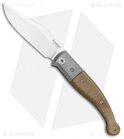 LionSteel Gitano Traditional Slip Joint Knife Green Micarta/TI (3.25" Satin) 3 LionSteel Gitano Traditional Slip Joint Knife Green Micarta/TI (3.25" Satin)