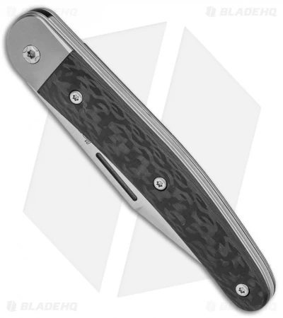 LionSteel Jack Slip Joint Knife One Function Carbon Fiber (3" Satin M390) 4 LionSteel Jack Slip Joint Knife One Function Carbon Fiber (3" Satin M390) - Image 2
