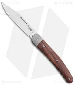 LionSteel Jack Slip Joint Knife One Function Santos Wood (3" Satin M390)