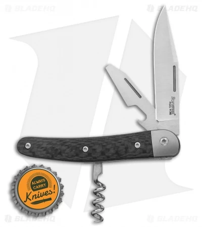 LionSteel Jack Slip Joint Knife Three Function Carbon Fiber (3" Satin M390) 6 LionSteel Jack Slip Joint Knife Three Function Carbon Fiber (3" Satin M390) - Image 4