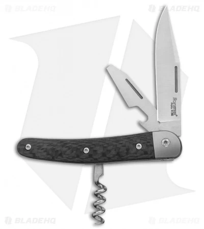 LionSteel Jack Slip Joint Knife Three Function Carbon Fiber (3" Satin M390) 3 LionSteel Jack Slip Joint Knife Three Function Carbon Fiber (3" Satin M390)