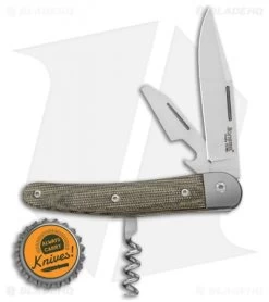 LionSteel Jack Slip Joint Knife Three Function Green Micarta (3" Satin M390) 9 LionSteel Jack Slip Joint Knife Three Function Green Micarta (3" Satin M390) -Knives Shop LionSteel Jack Screwdriver Corkscrew SJ Ti Liner Green Canvas BHQ 125735 jr bottlecap