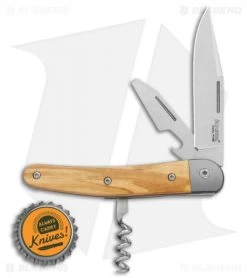 LionSteel Jack Slip Joint Knife Three Function Santos Wood (3" Satin M390) -Knives Shop LionSteel Jack Screwdriver Corkscrew SJ Ti Liner Olive Wood BHQ 125733 jr bottlecap