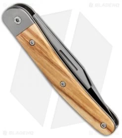 LionSteel Jack Slip Joint Knife Two Function Olive Wood (3" Satin M390) 8 LionSteel Jack Slip Joint Knife Two Function Olive Wood (3" Satin M390) -Knives Shop LionSteel Jack Screwdriver SJ Ti Liner Olive BHQ 125726 jr side