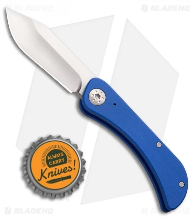 Luma Blades Bowslip Slip Joint Knife Blue G-10 (2.5" Satin) 6 Luma Blades Bowslip Slip Joint Knife Blue G-10 (2.5" Satin) - Image 4