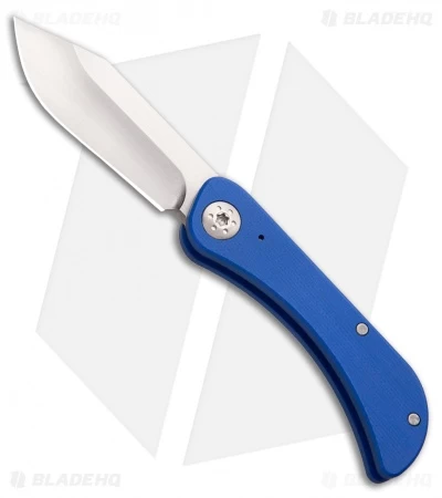 Luma Blades Bowslip Slip Joint Knife Blue G-10 (2.5" Satin) 3 Luma Blades Bowslip Slip Joint Knife Blue G-10 (2.5" Satin)