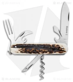 Mercury 7-in-1 Multi-Purpose Penknife Stag (3" Polish) 913-6DC