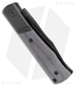 NotoriousEDC Kingpin Slip Joint Knife Black Micarta (2.8" Black) -Knives Shop NotoriousEDC Kingpin SJ Knife Black Micarta Black BHQ 179187 jr side