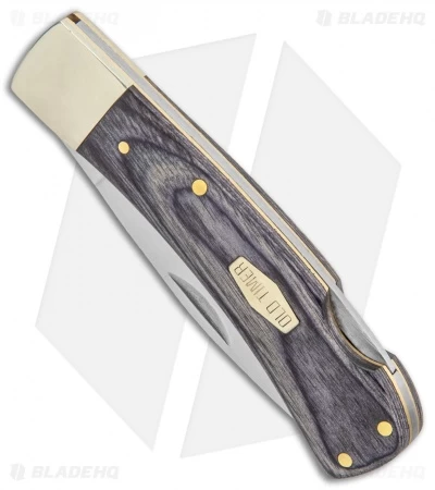 Old Timer Heritage Series Bruin - 50th Anniversary Lockback Knife Wood (2.8" D2) 4 Old Timer Heritage Series Bruin - 50th Anniversary Lockback Knife Wood (2.8" D2) - Image 2