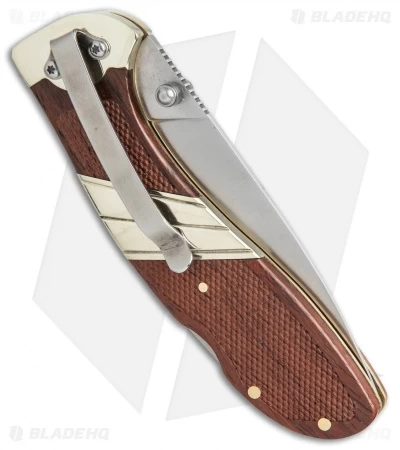 Old Timer Large Lockback Folding Knife Wood (3.3." Satin) 32OT 5 Old Timer Large Lockback Folding Knife Wood (3.3." Satin) 32OT - Image 3