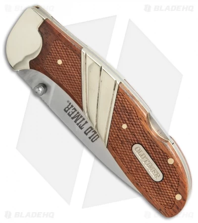 Old Timer Large Lockback Folding Knife Wood (3.3." Satin) 32OT 4 Old Timer Large Lockback Folding Knife Wood (3.3." Satin) 32OT - Image 2