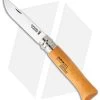 Opinel Knives No. 8 Carbon Steel Knife Beech Wood (3.25" Satin) -Knives Shop Opinel Knives No 10 SS Beech Wood Satin BHQ 14355 jr