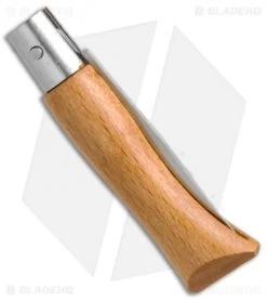 Opinel No. 3 Carbon Steel Folding Knife Beechwood (1.5" Satin) #3 7 Opinel No. 3 Carbon Steel Folding Knife Beechwood (1.5" Satin) #3 -Knives Shop Opinel No.3 Carbon Steel Beechwood OP11030 BHQ 20495 jr side