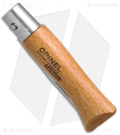 Opinel No. 3 Carbon Steel Folding Knife Beechwood (1.5" Satin) #3 4 Opinel No. 3 Carbon Steel Folding Knife Beechwood (1.5" Satin) #3 - Image 2