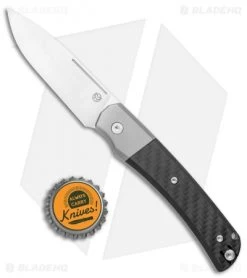 PMP Knives User Slip Joint Knife Ti/Carbon Fiber (" Satin) -Knives Shop PMP Knives User SJ Ti CF Satin BHQ 107893 jr bottleca