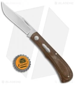 Pepe Jalomo Custom Large Trapper Green Micarta (2.6" Satin) -Knives Shop Pepe Jalomo Custom Large Trapper Green Micarta Satin BHQ 134014 jr bottlecap