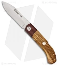 Puma IP Faisan Duo Lockback Pocket Knife 4" Olive Wood (822098)