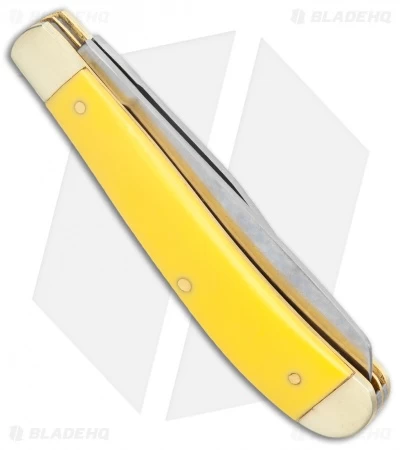 Old Timer Gunstock Trapper Knife 3.875" Yellow 94OTY 5 Old Timer Gunstock Trapper Knife 3.875" Yellow 94OTY - Image 3