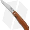 Smith & Sons Cypress Trapper Liner Lock Knife Natural Micarta (3.38" Stonewash) -Knives Shop Smith and Sons Cypress Trapper LL Natural Micarta SW BHQ 96111 jr