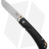 Smith & Sons OX Liner Lock Knife Black G-10/Gold Accents (3" Stonewash D2)