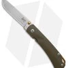 Smith & Sons OX Liner Lock Knife OD Green G-10/Gold Accents (3" Stonewash D2) -Knives Shop Smith and Sons OX LL OD Green G 10 Gold Accents SW BHQ 175044 jr