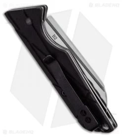 StatGear LEDGE Slip Joint Knife Black (2.625" Satin D2) -Knives Shop StatGear Ledge Slip Joint Knife Black 113BLK BHQ 97651 ns side