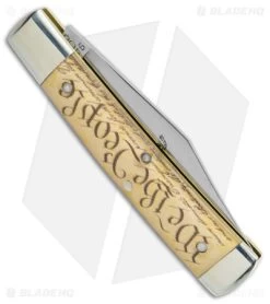 GEC #94 Tidioute Liberty Pocket Knife Flag Acrylic (2.61" Satin) -Knives Shop Tidioute Cutlery 1095 Carbon Steel Flag Acrylic Satin BHQ 139076 jr side