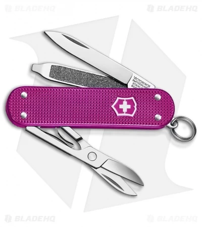 Victorinox Swiss Army Knife Classic SD Alox Flamingo Party Aluminum 3 Victorinox Swiss Army Knife Classic SD Alox Flamingo Party Aluminum