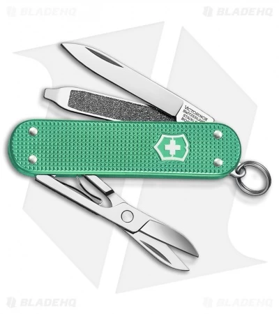 Victorinox Swiss Army Knife Classic SD Alox Minty Mint Aluminum 3 Victorinox Swiss Army Knife Classic SD Alox Minty Mint Aluminum