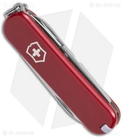 Knives Shop -Knives Shop Victorinox Swiss Army Knife Classic SD Red 53001 BHQ 2084 td spine