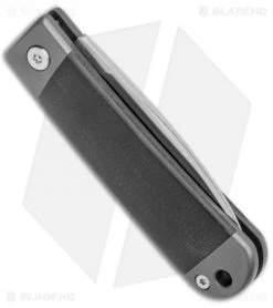 Wesn Goods The Henry Black G10 (2.25" Satin) -Knives Shop Wesn Goods The Henry Black G 10 Gray Satin WESN072 BHQ 121880 jr side