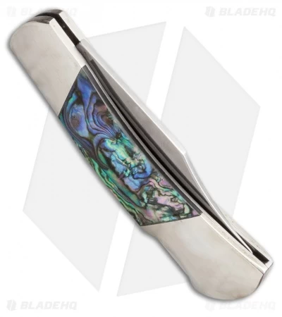 Bear & Son Cutlery Executive Lockback 3" Genuine Abalone AB26 4 Bear & Son Cutlery Executive Lockback 3" Genuine Abalone AB26 - Image 2