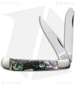 Bear & Son Cutlery Little Trapper 3" Genuine Abalone AB54 1/2