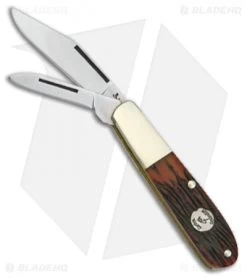 Bear & Son Barlow Slip Joint Knife Red Stag Bone (2.625" Satin) CRSB281